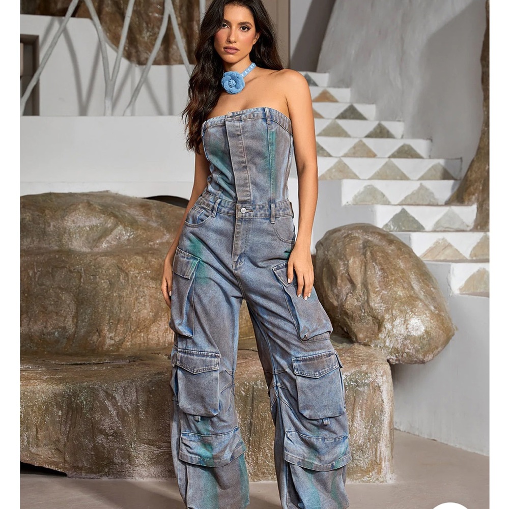Mew Mews Denim Jumpsuit